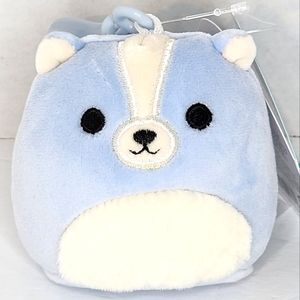 SOL 🦨 Blue & White Skunk Clip 2024 Original Squishmallow ☆》NWT《☆
